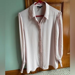 Collared, button up blouse from Express